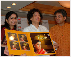 Geetika's album ROOH launched by Zakir Bhai
